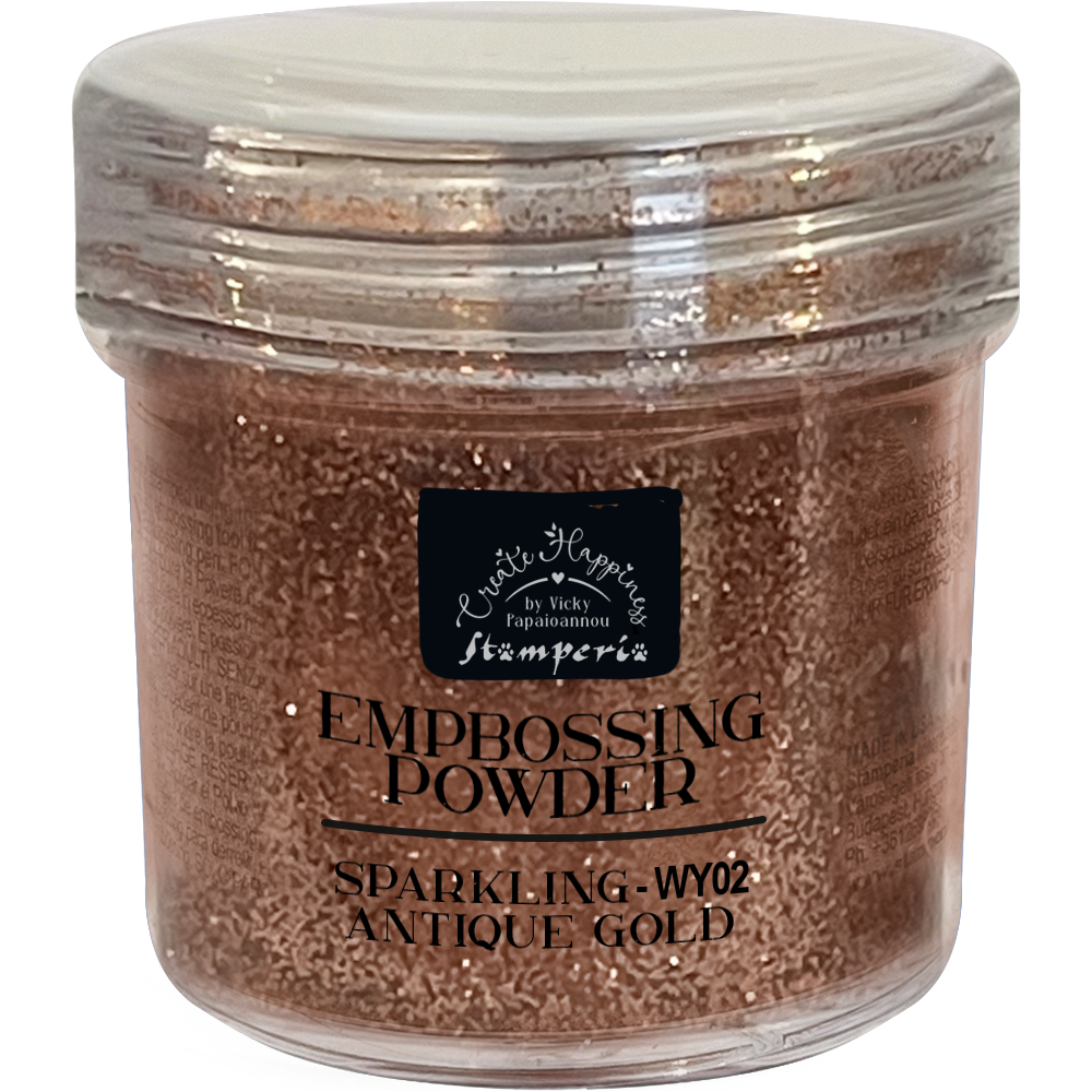 Stamperia Create Happiness Antique Gold Embossing Powder wy02