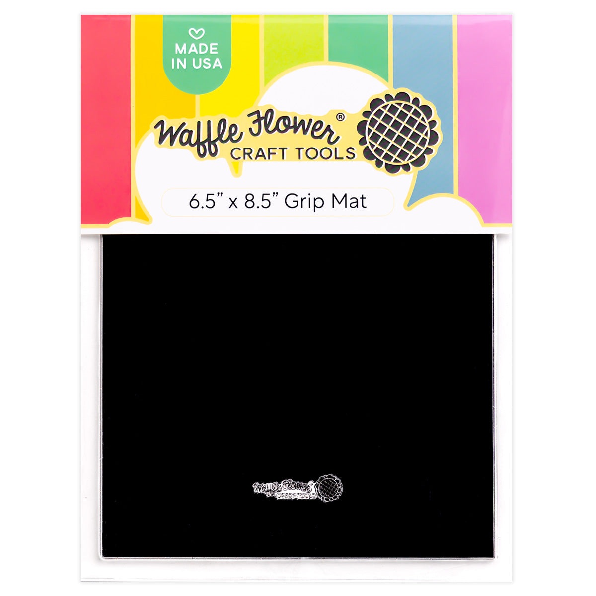 Waffle Flower 6.5x8.5 inch Black Grip Mat wft094p