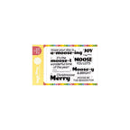 Waffle Flower A-moose-ing Sentiments Clear Stamp and Piercing Die Set product image 1