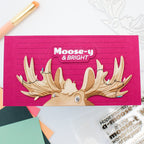 Waffle Flower A-moose-ing Sentiments Clear Stamps 422125 lights