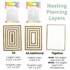Waffle Flower A6 Piercing Layers Dies 421876 product image
