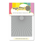 Waffle Flower A6 Piercing Sunburst Texture Die 422510