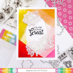 Waffle Flower AMARYLLIS Clear Stamps 420891 you're doing great