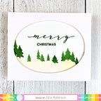Waffle Flower Additional Oval Dies 310383 merry christmas
