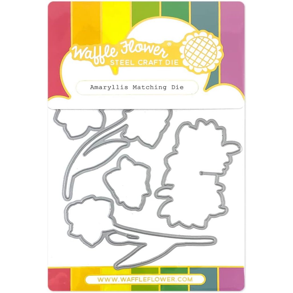 Waffle Flower Amaryllis Clear Stamp and Die Set wfc891 product image 2