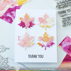 Waffle Flower Autumn Icons Die 421845 watercolor