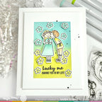 Waffle Flower BFF Clear Stamp and Die Set wfc1813 flowers