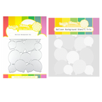 Waffle Flower Balloon Background Die and Stencil Trio Set
