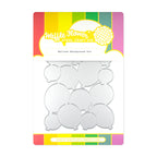 Waffle Flower Balloon Background Die and Stencil Trio Set image 1