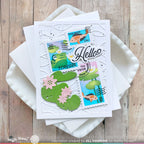 Waffle Flower Best Wishes Clear Stamps 421905 koi