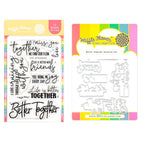 Waffle Flower Better Together Clear Stamp and Die Set