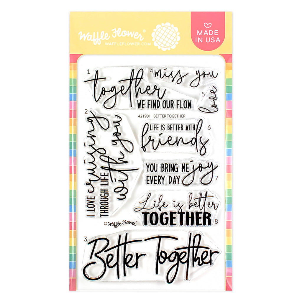 Waffle Flower Better Together Clear Stamps 421901