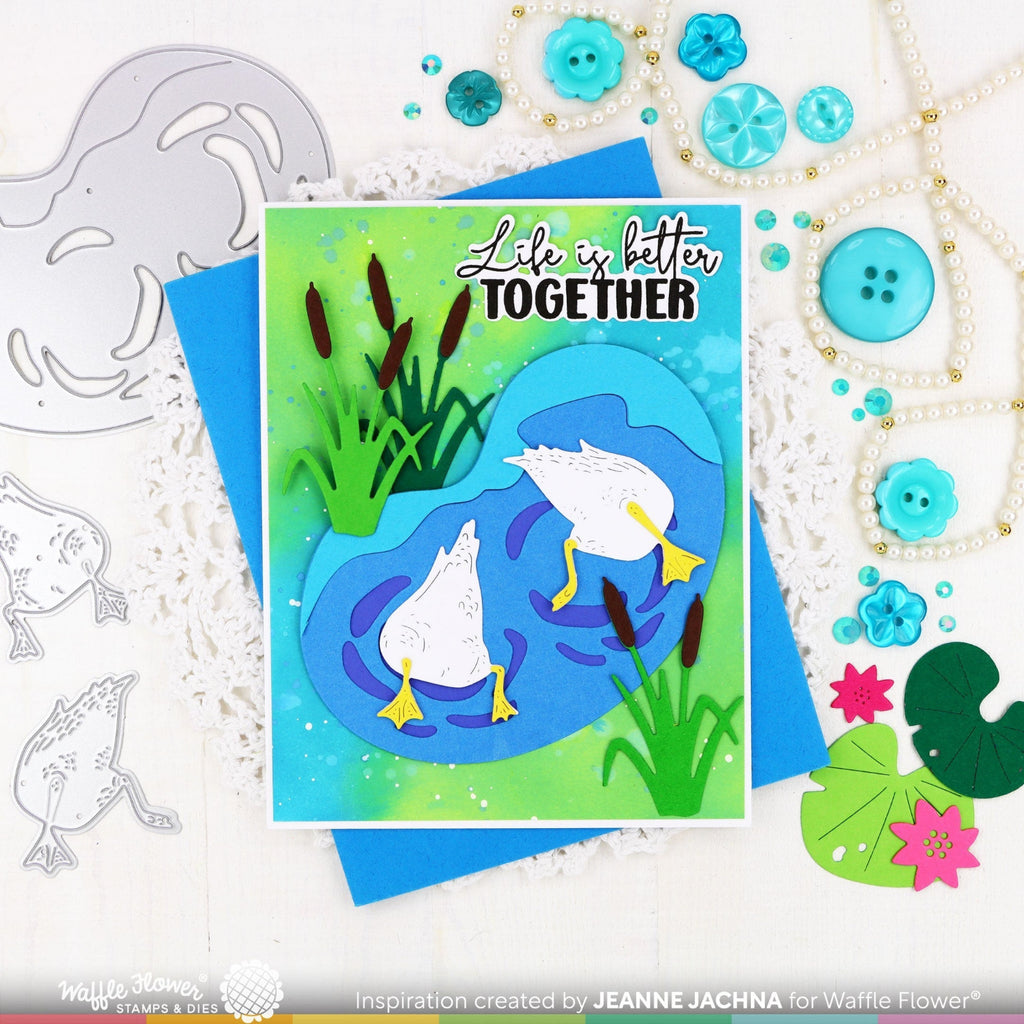 Waffle Flower Better Together Clear Stamps 421901 dive