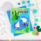 Waffle Flower Better Together Clear Stamps 421901 dive