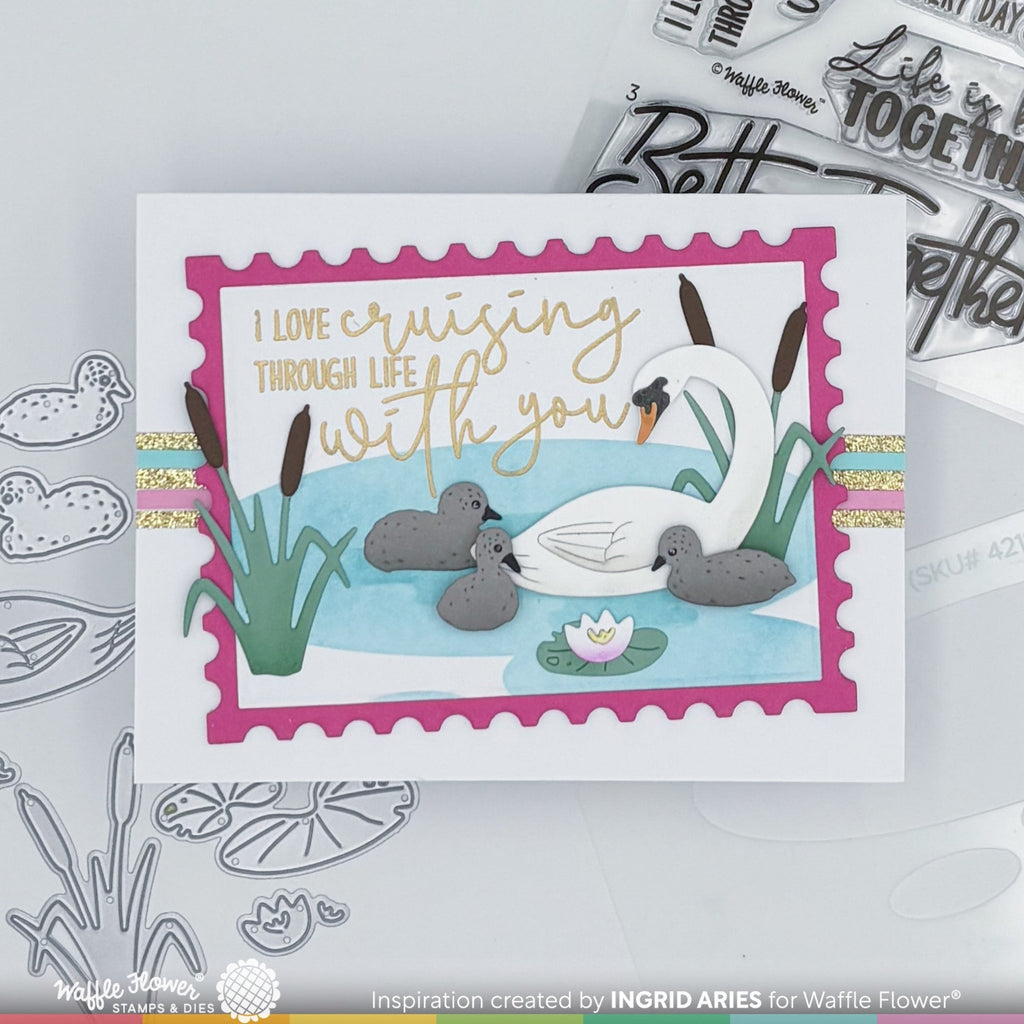 Waffle Flower Better Together Clear Stamps 421901 swan