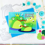 Waffle Flower Better Together Matching Dies 421902 frogs