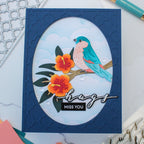 Waffle Flower Birdie Duo Die n stencil 422137 hugs