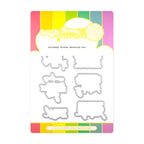 Waffle Flower Birthday Wishes Clear Stamp and Die Set wfc1721 product image 2