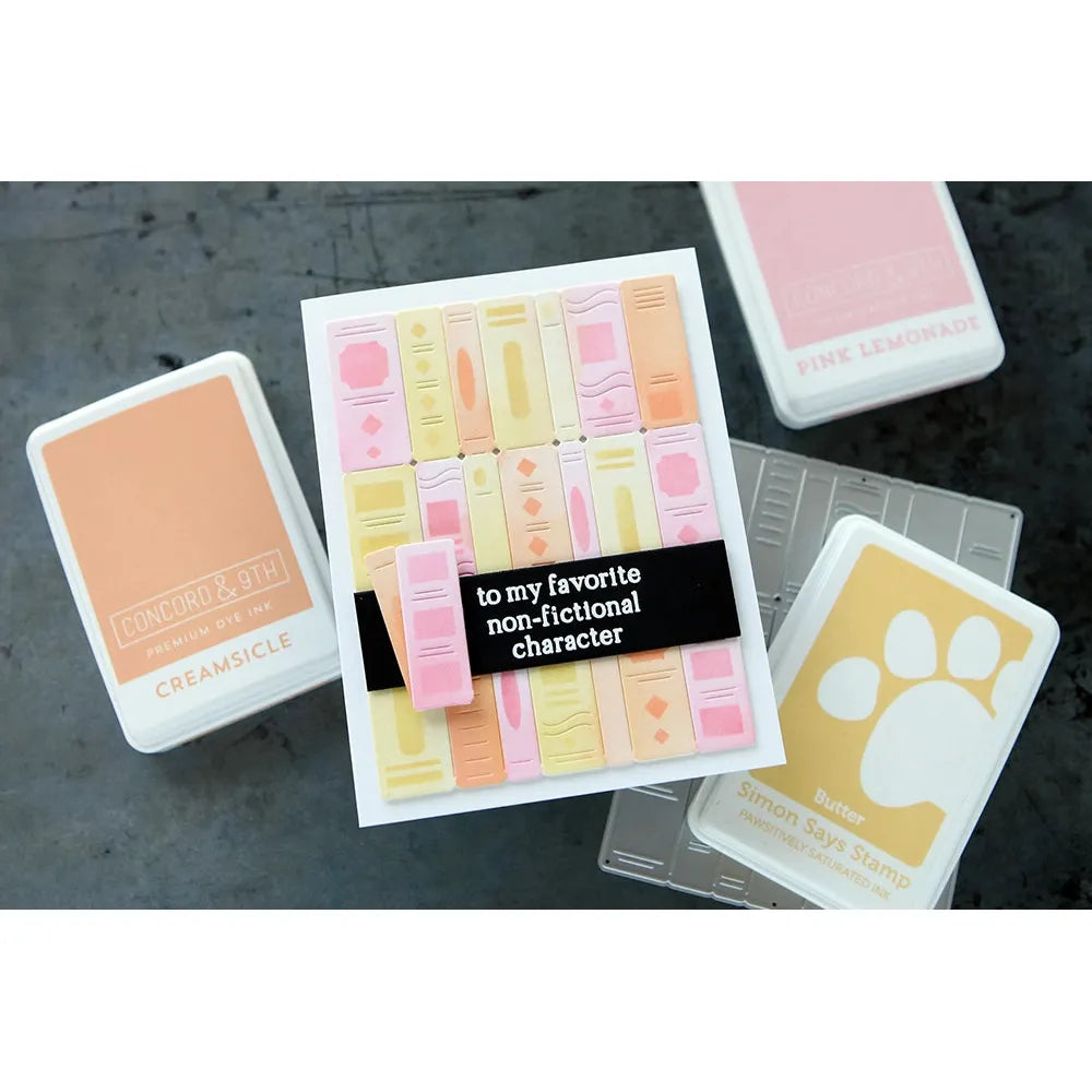 Waffle Flower Bookshelf Panel Coloring Stencils 421919 pastels | color-code:ALT01