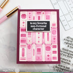 Waffle Flower Bookshelf Panel Die and Stencil Set spines