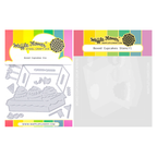 Waffle Flower Boxed Cupcakes Die and Stencil Set