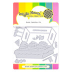 Waffle Flower Boxed Cupcakes Dies 421976