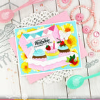 Waffle Flower Boxed Cupcakes Dies 421976 birthday