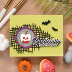 Waffle Flower Burlap Die 422630 made for you card