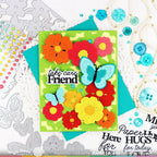 Waffle Flower Butterfly Blossom Dies 421956 take care