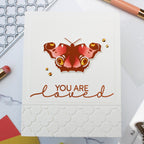 Waffle Flower Butterfly Trio Clear Stamps 421927 love