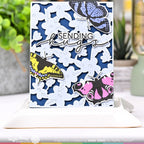 Waffle Flower Butterfly Trio Matching Dies 421928 flowers