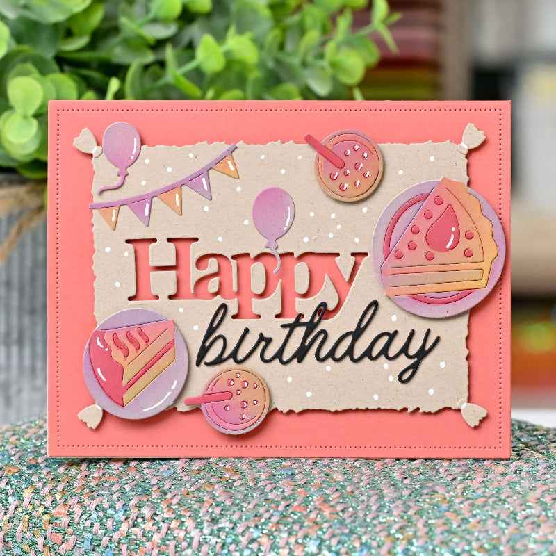 Waffle Flower Cake Time Stencils 422235 birthday