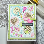 Waffle Flower Cake Time Texture Die 422230 cake time