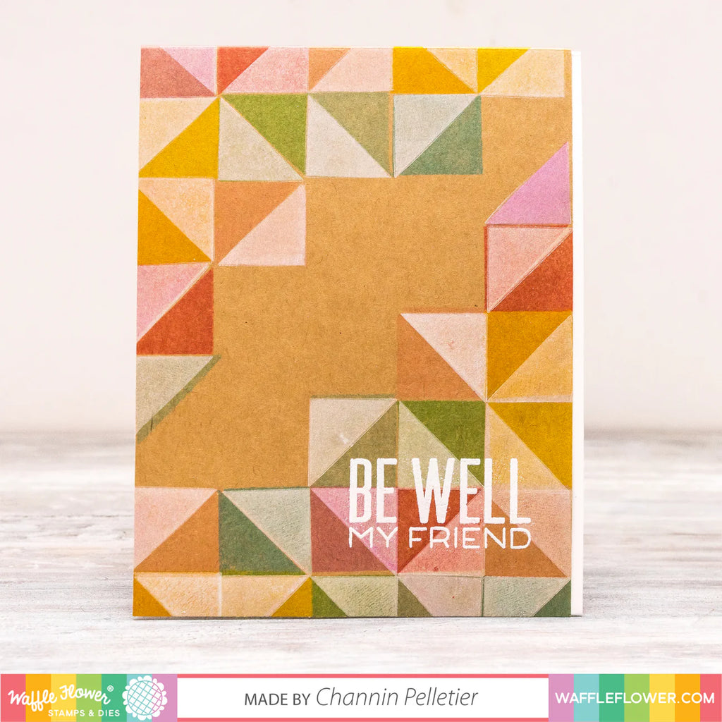 Waffle Flower Color Combos For Ink Pads Clear Stamps 271265 be well