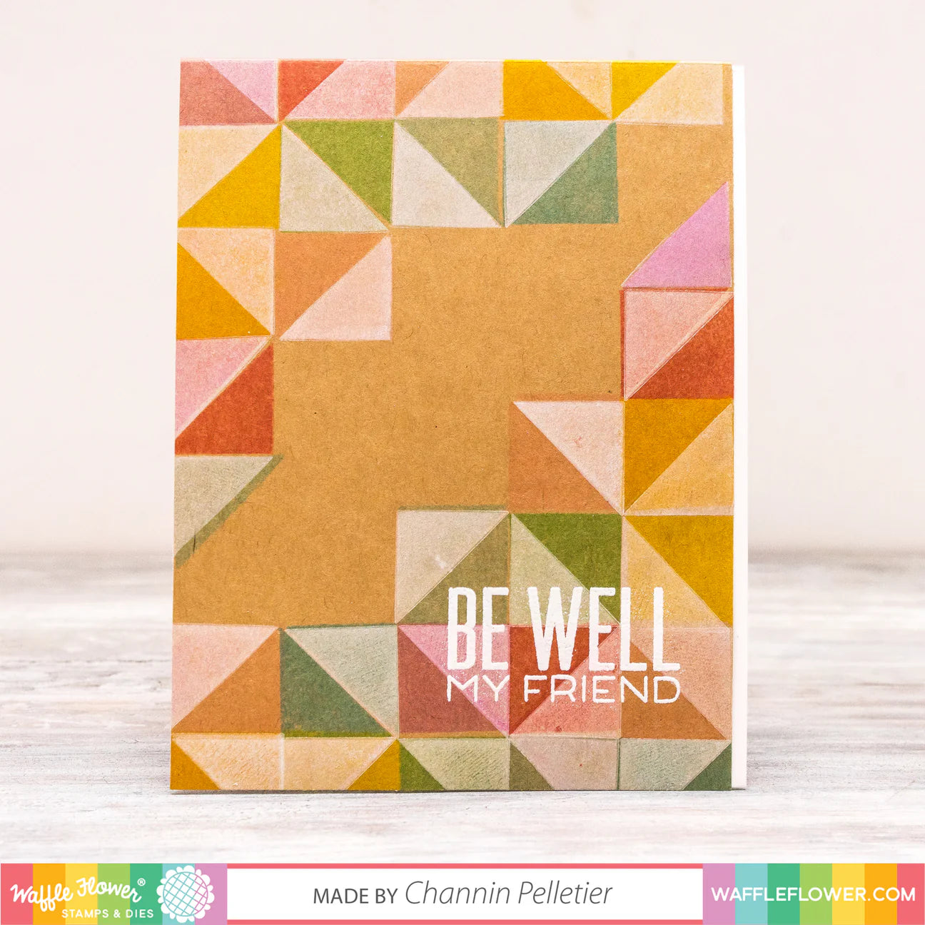 Waffle Flower Color Combos For Ink Pads Clear Stamps 271265 be well
