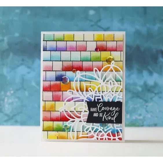 Waffle Flower Color Swatches Clear Stamps 271190 kind