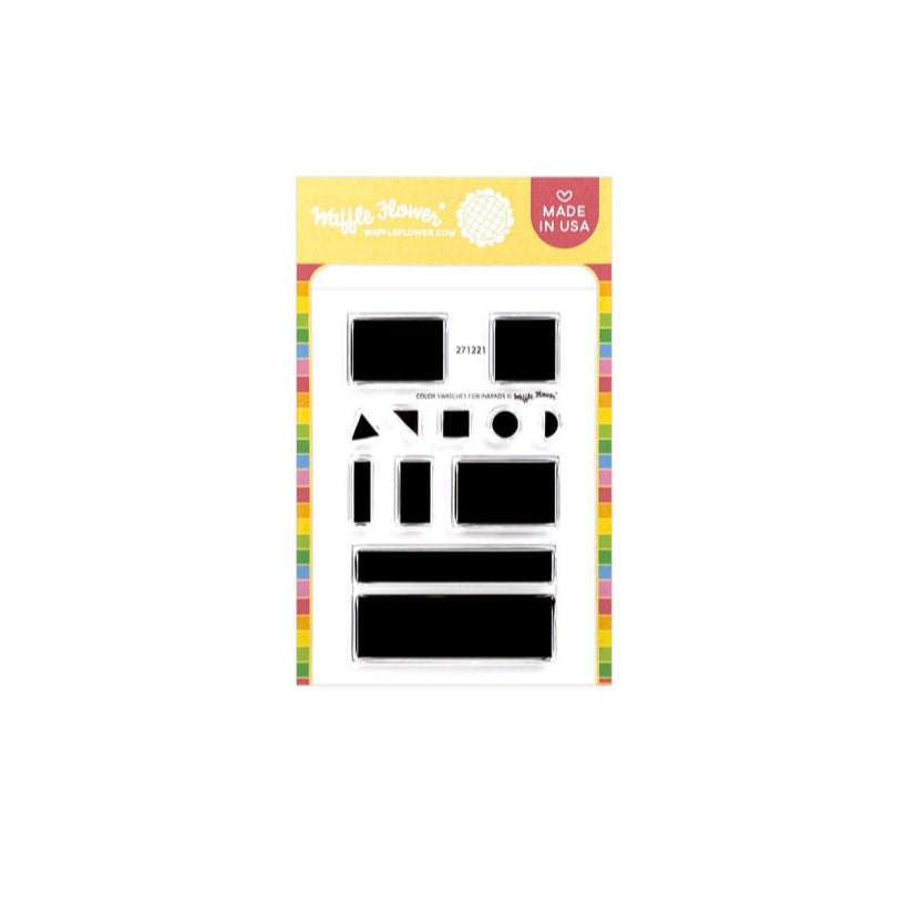 Waffle Flower Color Swatches For Ink Pads Clear Stamps 271221