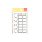 Waffle Flower Color Swatches For Watercolors Clear Stamps 271212