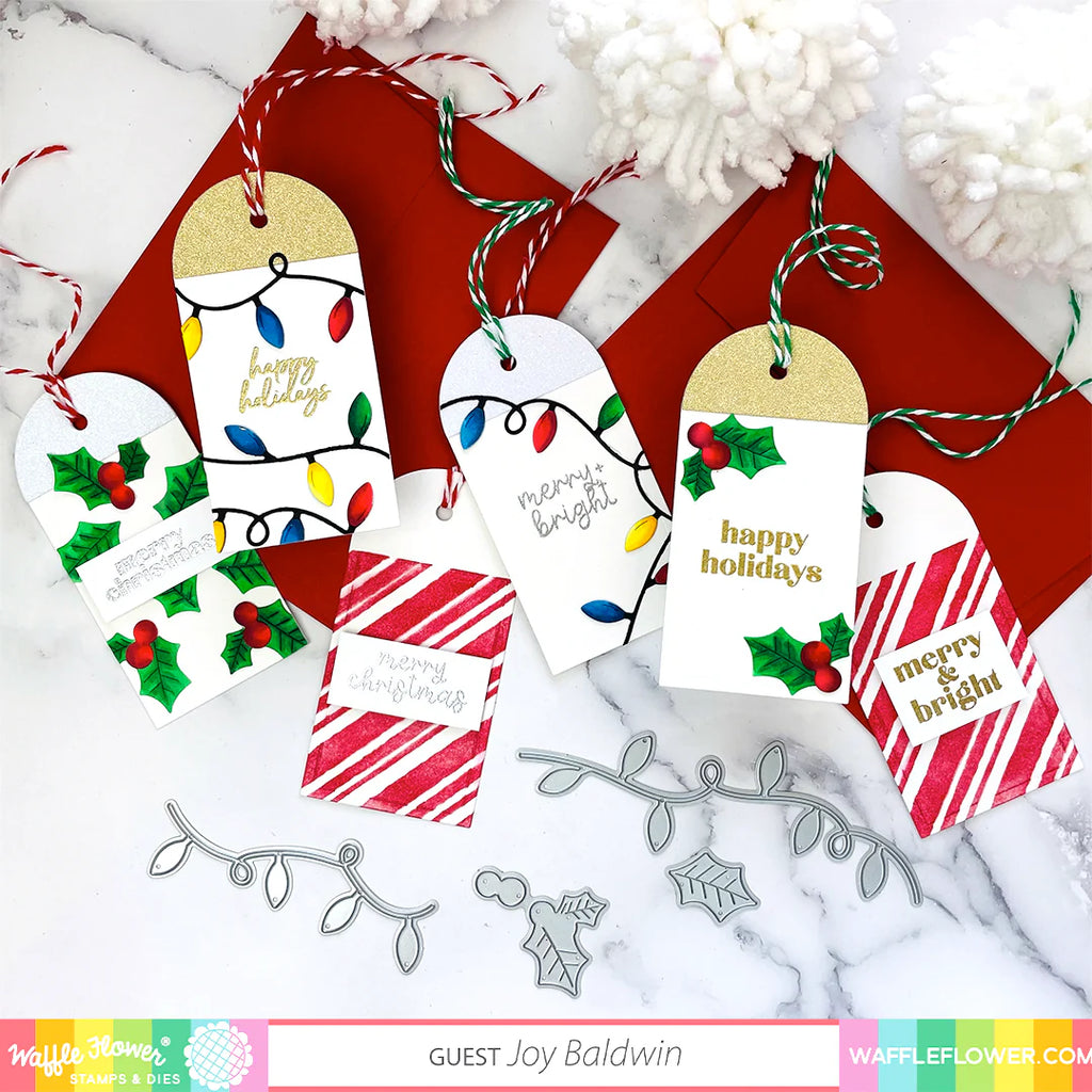 Waffle Flower Combo Swatch Tag Dies 310325 cute tags