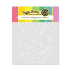 Waffle Flower Confetti Background Stencils 421966
