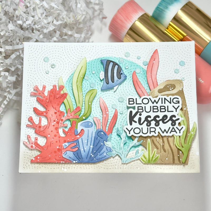 Waffle Flower Coral Reef Dies 422427 angel fish
