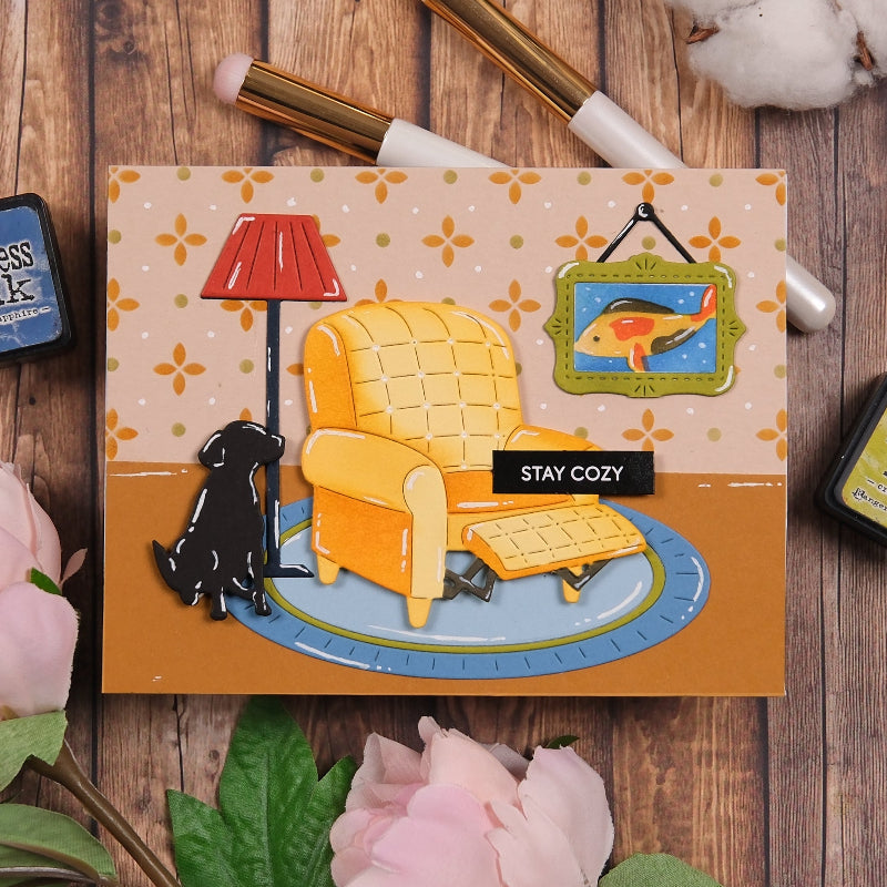 Waffle Flower Cozy Spot Add-ons Dies 422347 stay cozy