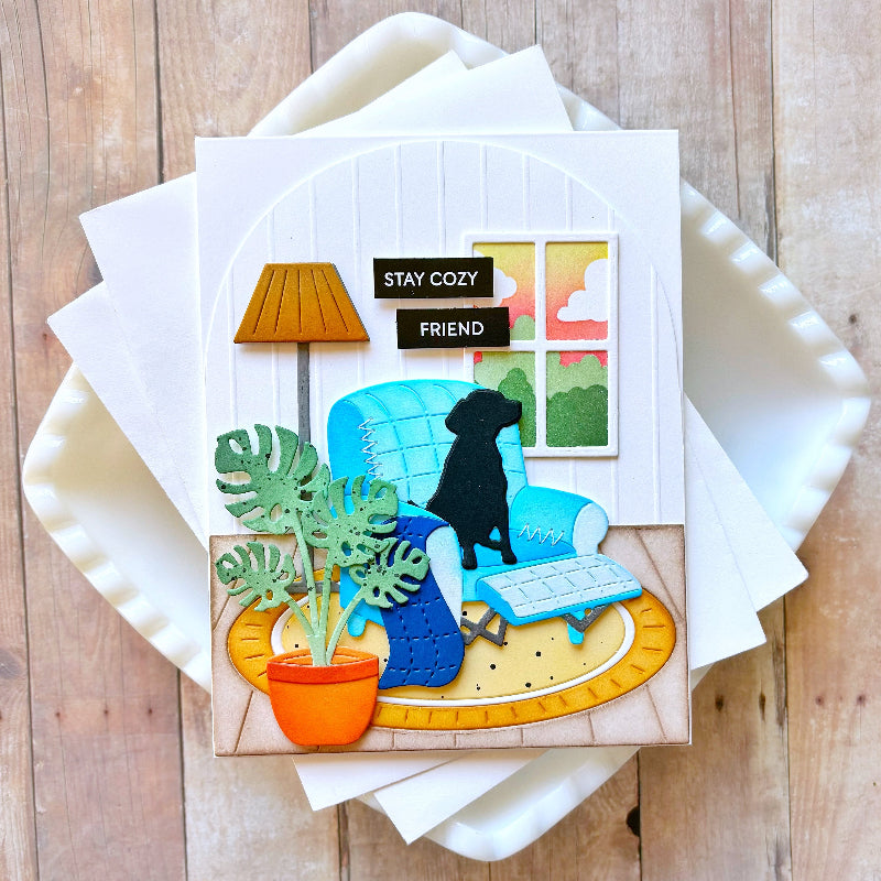 Waffle Flower Cozy Spot Coloring Stencils 422349 cozy