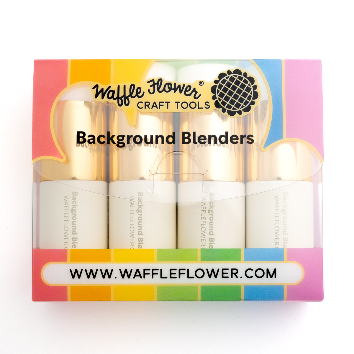 Waffle Flower Cream Background Blender Brushes wft061