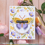 Waffle Flower Crocus Flutter Die 421934 butterfly