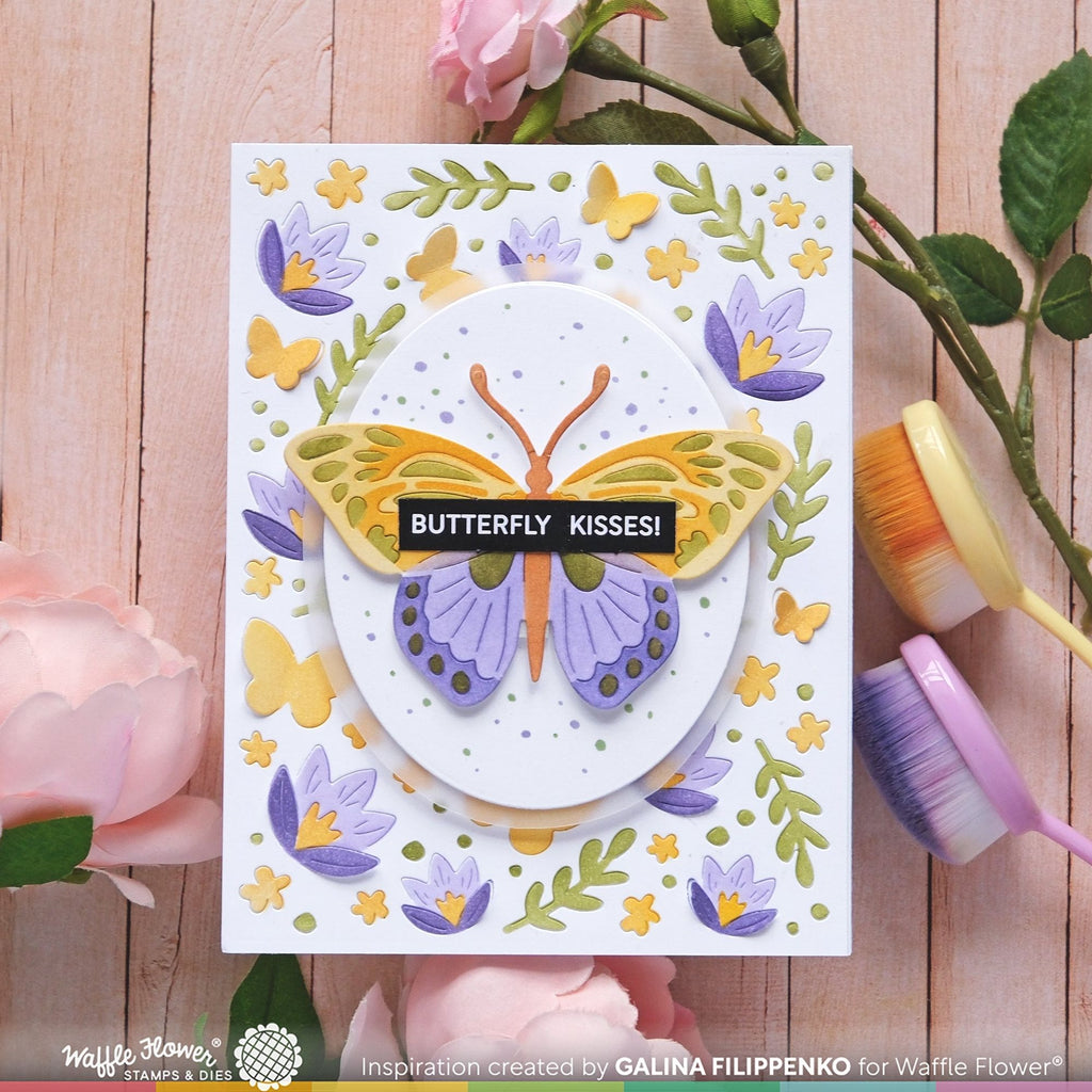 Waffle Flower Crocus Flutter Stencils 421935 butterfly