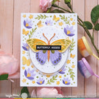 Waffle Flower Crocus Flutter Stencils 421935 butterfly