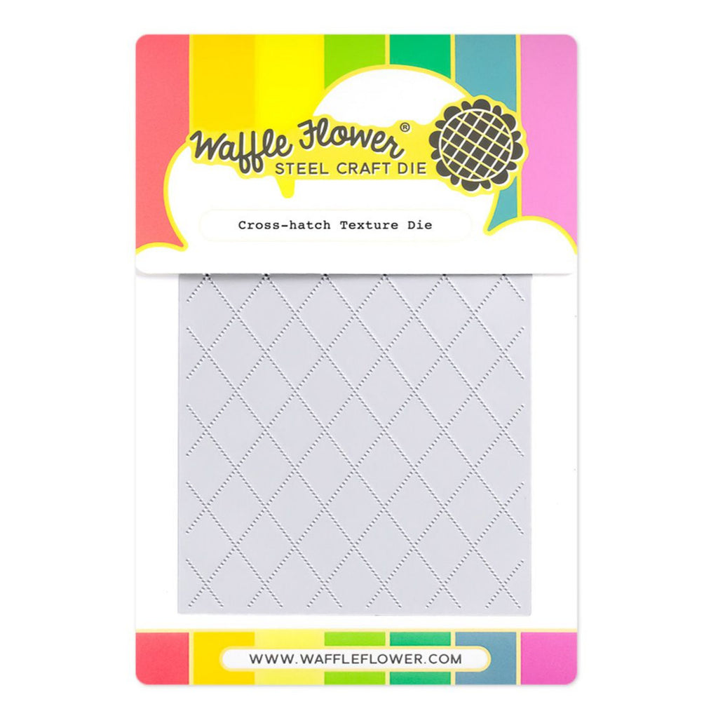 Waffle Flower Cross-hatch Texture Die 422047