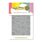 Waffle Flower Cupcake Background Coloring Stencil and Die Set product image 2