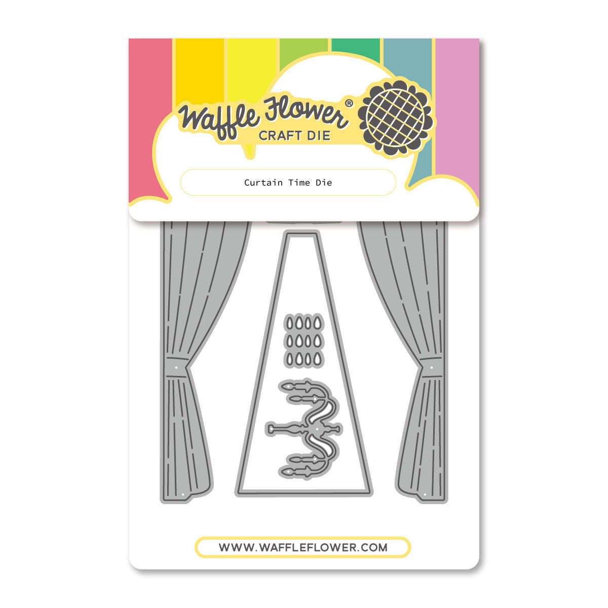 Waffle Flower Curtain Time Dies 422615